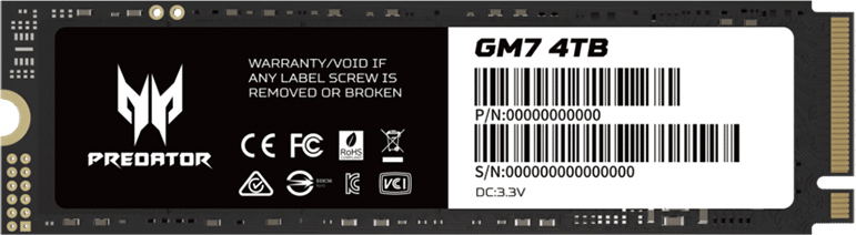 Acer Predator GM7 PCIe 4.0 SSD (4TB) image 1