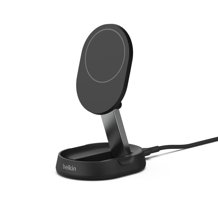 Belkin BoostCharge Pro Convertible Magnetic Wireless Charging Stand with Qi2 15W (Black) image 1