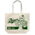 Code Geass: Lelouch Of The Rebellion - Original Illustration Of C.C. Large Tote Bag American Diner Ver. (Natural) thumbnail 1