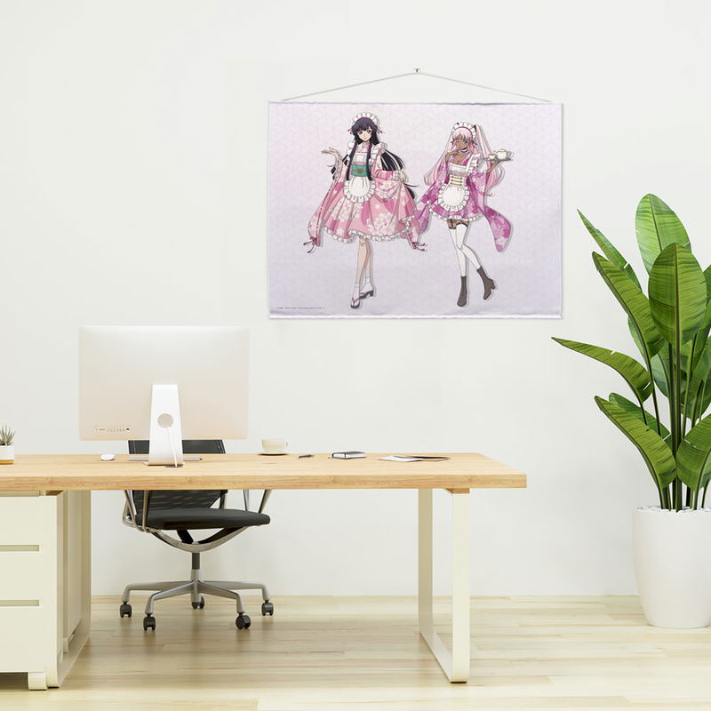 Code Geass: Roze Of The Recapture - Original Illustration Of Sakuya & Catherine 100cm Tapestry Japanese Maid Ver. image 3