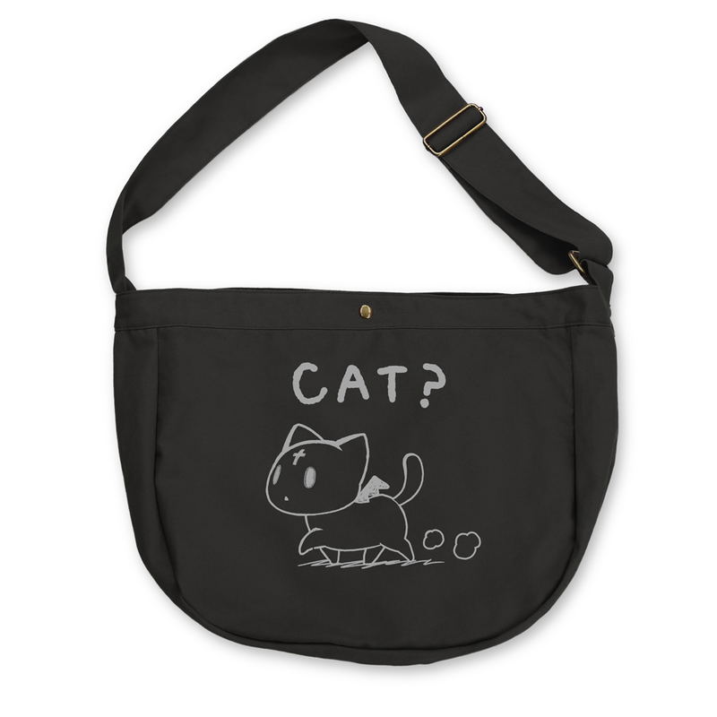 KonoSuba: God's Blessing On This Wonderful World! - Chomusuke Newspaper Bag (Black) image 1