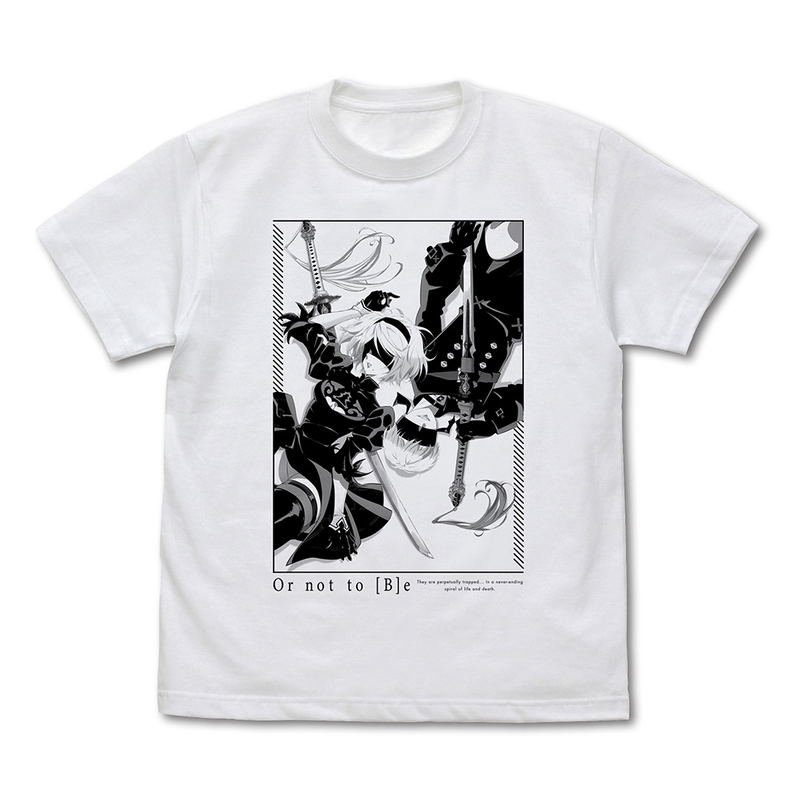 NieR:Automata Ver1.1a - 2B & 9S T-shirt (White | Size M) image 1