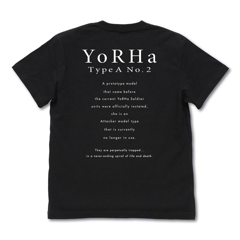 NieR:Automata Ver1.1a - A2 T-shirt (Black | Size XL) image 2