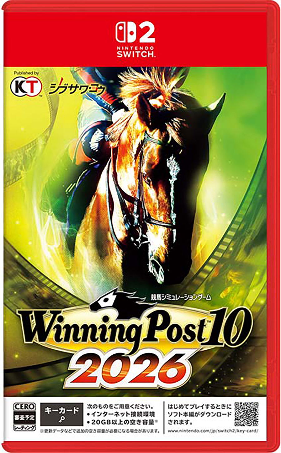 Winning Post 10 2026 Game Key Cart for Nintendo Switch 2