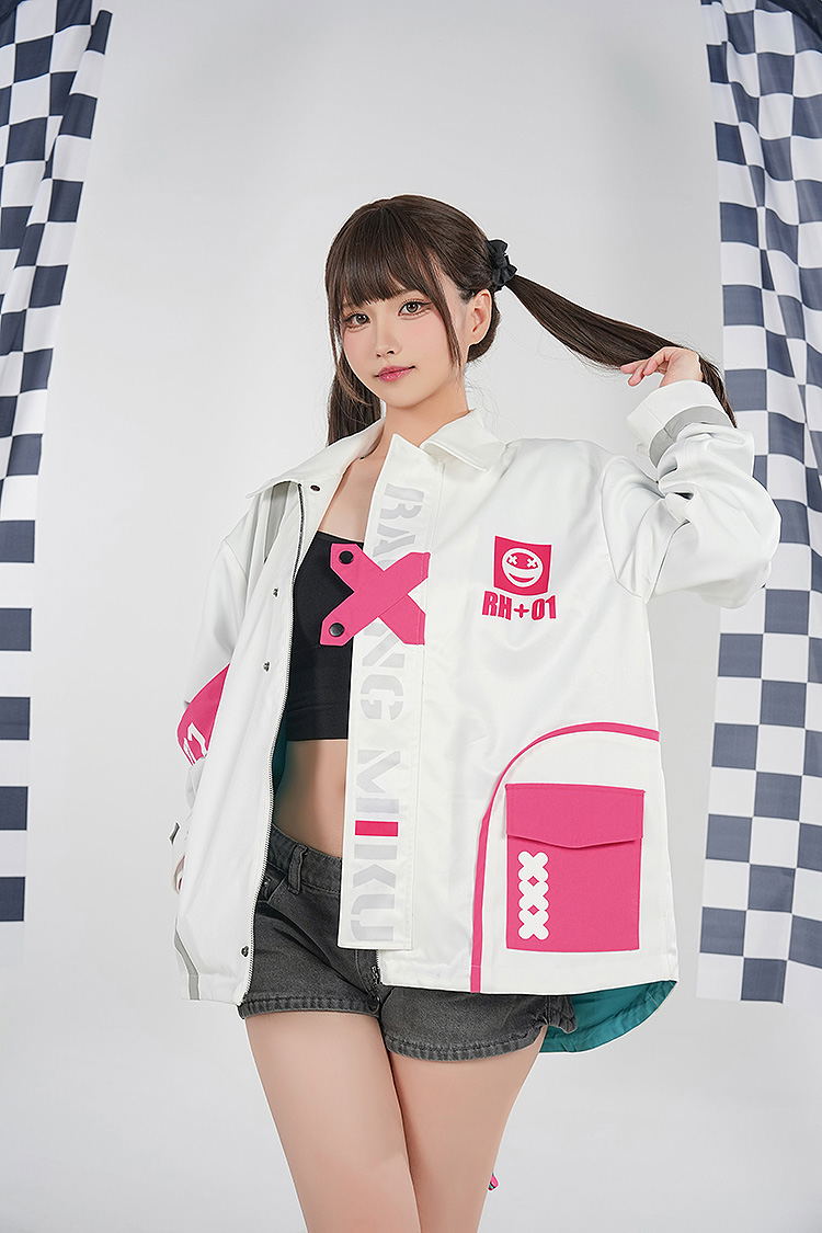 Hatsune Miku GT Project Hatsune Miku Racing Ver. 2025 Track Jacket (Size M) image 9