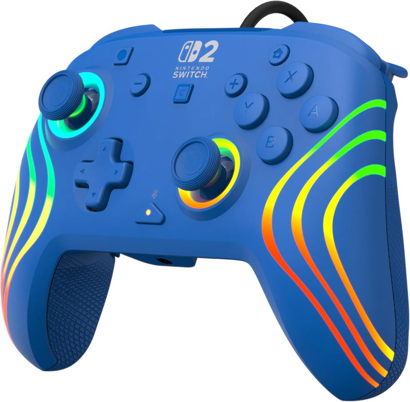 Turtle Beach Afterglow Wave Wired Controller for Nintendo Switch 2 (Blue) image 2