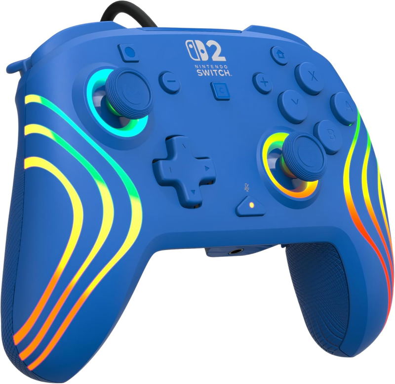 Turtle Beach Afterglow Wave Wired Controller for Nintendo Switch 2 (Blue) image 3