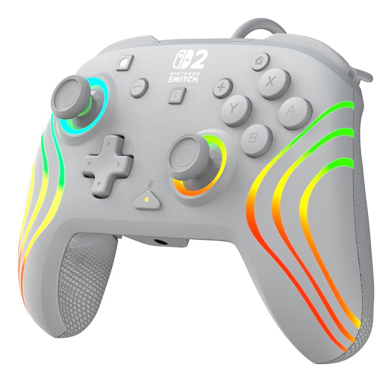 Turtle Beach Afterglow Wave Wired Controller for Nintendo Switch 2 (Grey) image 3