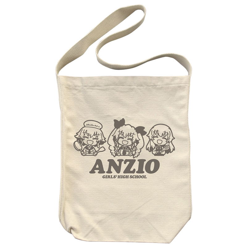 Girls Und Panzer Das Finale - Anzio High School Shoulder Tote Bag (Natural) image 1