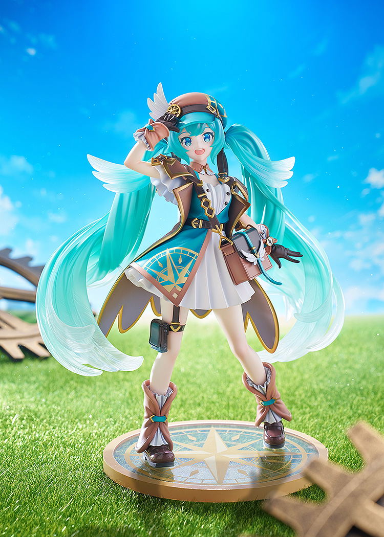 Character Vocal Series 01 Hatsune Miku 1/7 Scale Pre-Painted Figure: Hatsune Miku 100th Adventure Ver. [GSC Online Shop Limited Ver.] image 7