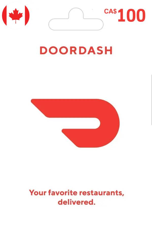 DoorDash Gift Card CAD 100 | Canada Account Only digital — Import Game Deal