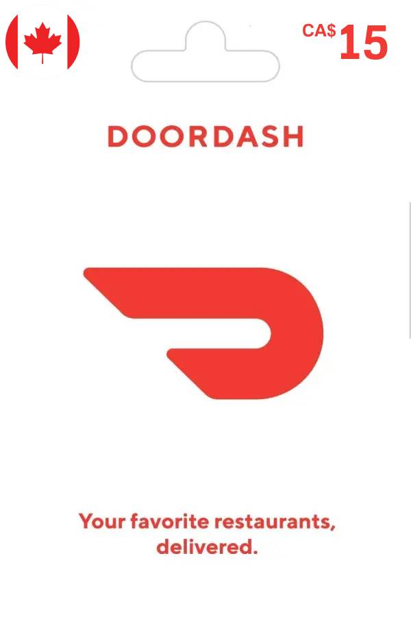 DoorDash Gift Card CAD 15 | Canada Account Only digital — Import Game Deal