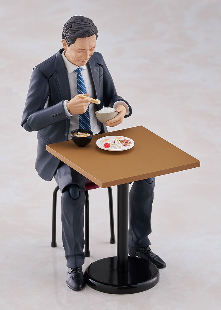 figma No. 675a Solitary Gourmet: Inogashira Goro Yutaka Matsushige Ver.  Renewal Edition Nostalgic Teishoku Restaurant Set