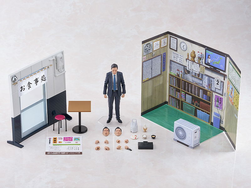 figma No. 675a Solitary Gourmet: Inogashira Goro Yutaka Matsushige Ver. Renewal Edition Nostalgic Teishoku Restaurant Set image 7