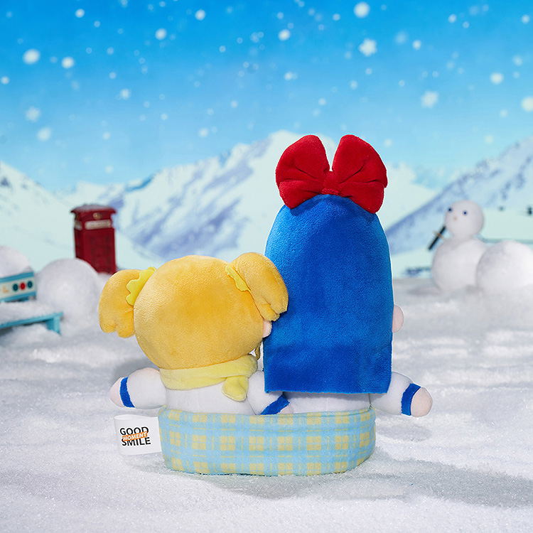 Pop Team Epic Warm Winter Day Series Scarf Plushie Set
