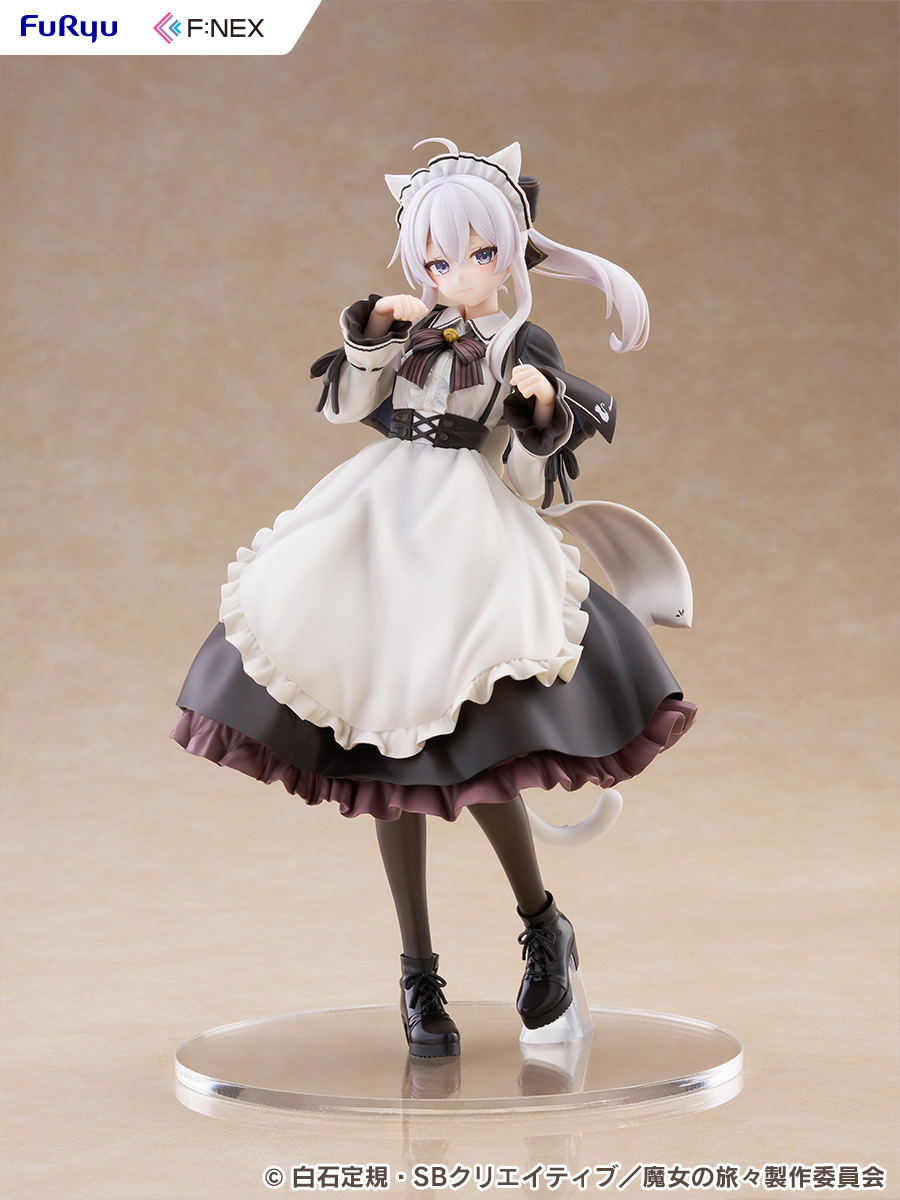 The Journey of Elaina 1/7 Scale Pre-Painted Figure: Elaina Maid Costume with Cat Ears Ver.