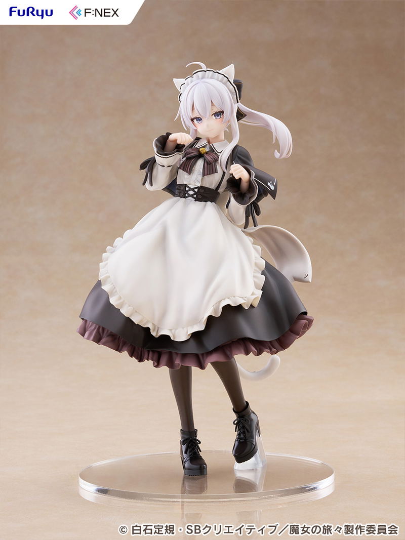 The Journey of Elaina 1/7 Scale Pre-Painted Figure: Elaina Maid Costume with Cat Ears Ver. image 2