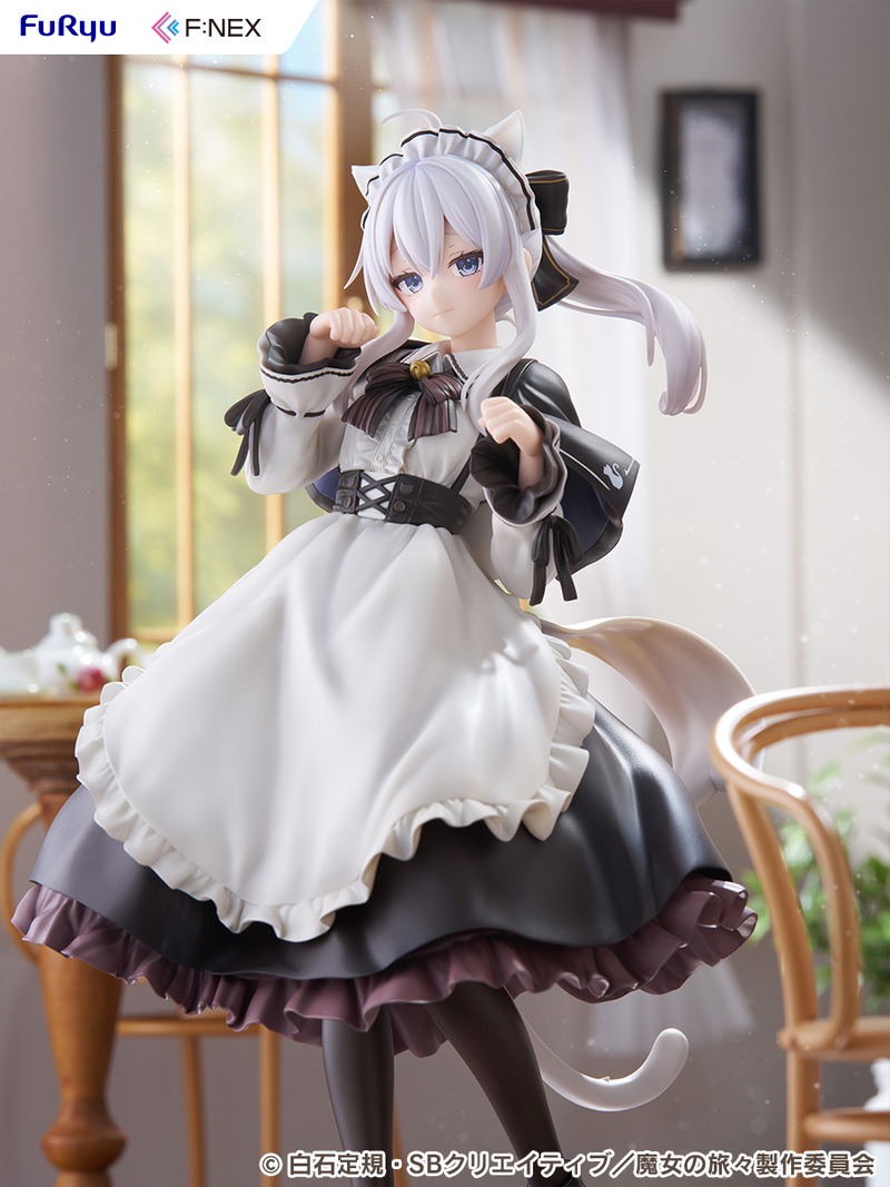 The Journey of Elaina 1/7 Scale Pre-Painted Figure: Elaina Maid Costume with Cat Ears Ver. image 11
