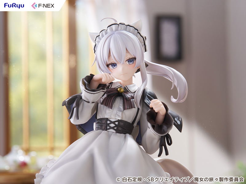 The Journey of Elaina 1/7 Scale Pre-Painted Figure: Elaina Maid Costume with Cat Ears Ver. image 15