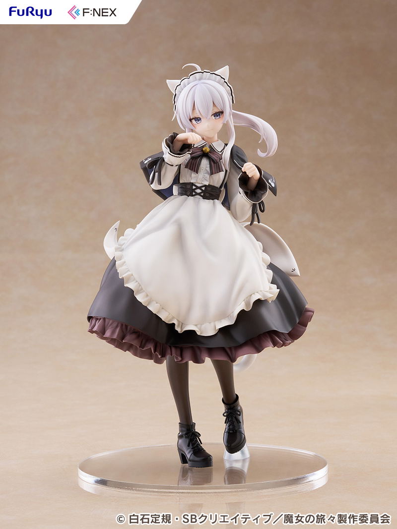 The Journey of Elaina 1/7 Scale Pre-Painted Figure: Elaina Maid Costume with Cat Ears Ver. image 3