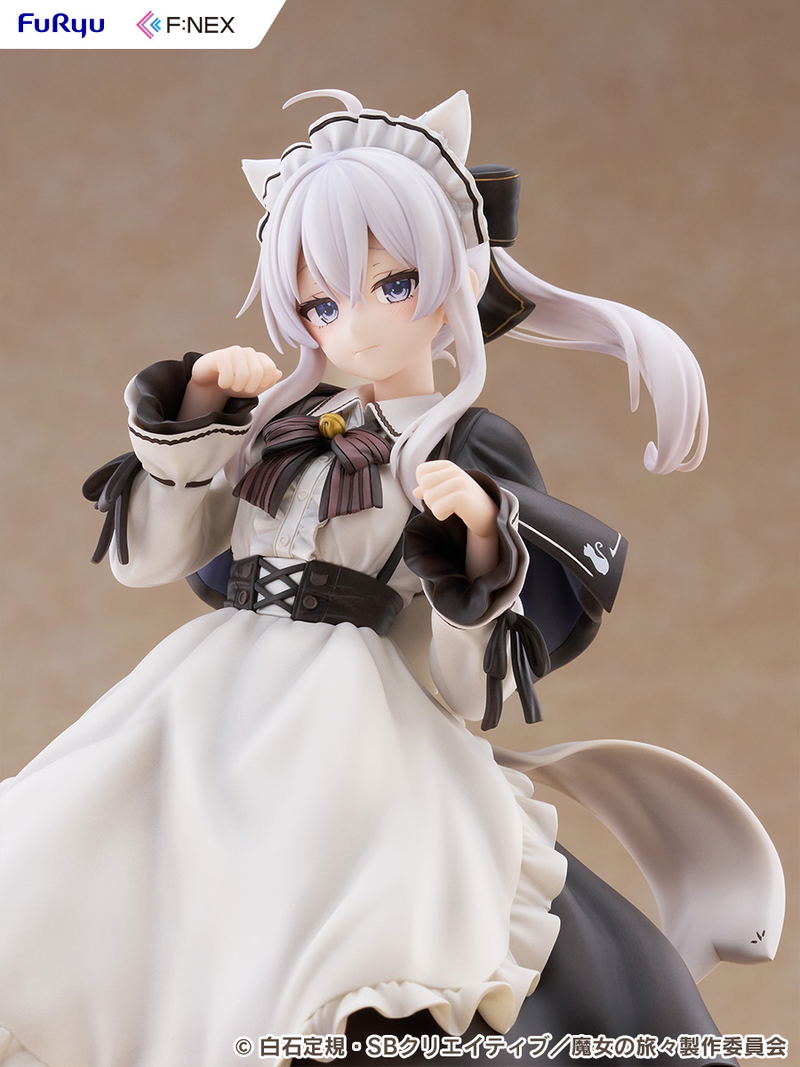 The Journey of Elaina 1/7 Scale Pre-Painted Figure: Elaina Maid Costume with Cat Ears Ver. image 6