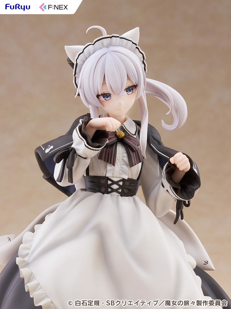 The Journey of Elaina 1/7 Scale Pre-Painted Figure: Elaina Maid Costume with Cat Ears Ver. image 8