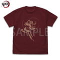 Demon Slayer: Kimetsu No Yaiba - Mitsuri Kanroji Love Breathing T-shirt (Burgundy | Size XL) thumbnail 1