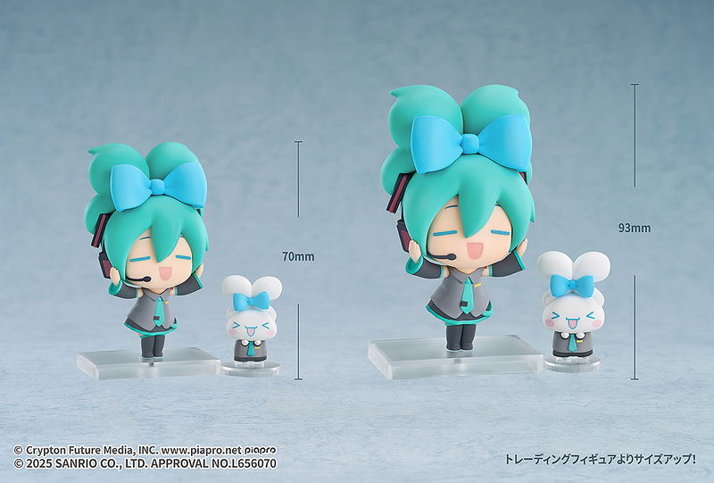 Hatsune Miku x Cinnamoroll Chibi Figure image 5