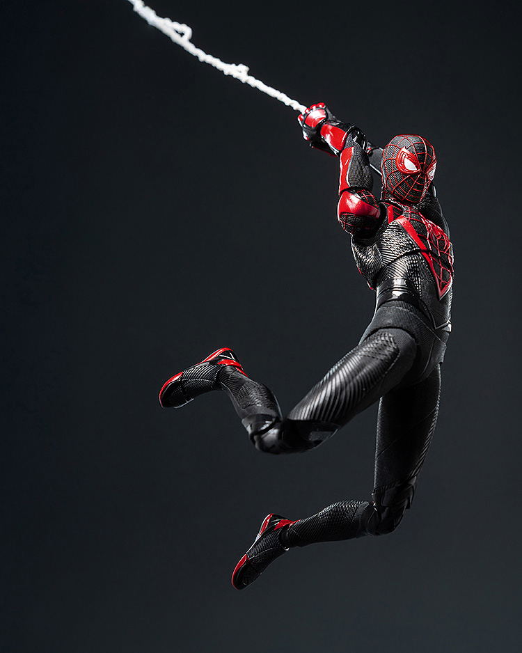 Marvel's Spider-Man 2 1/12 Scale Pre-Painted Action Figure: DLX Spiderman Upgraded Suit (Miles Morales) image 10