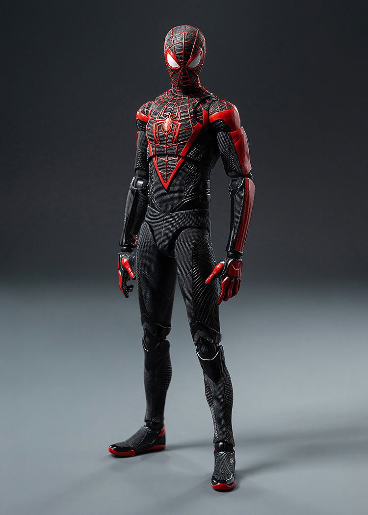 Marvel's Spider-Man 2 1/12 Scale Pre-Painted Action Figure: DLX Spiderman Upgraded Suit (Miles Morales) image 3
