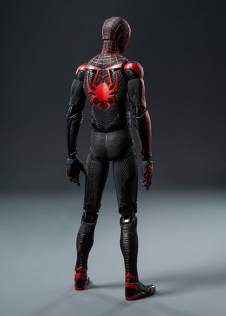 Marvel's Spider-Man 2 1/12 Scale Pre-Painted Action Figure: DLX Spiderman Upgraded Suit (Miles Morales) image 4
