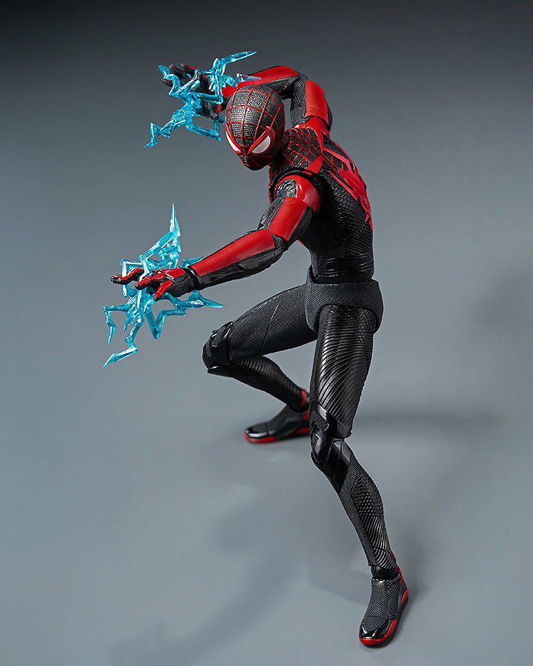 Marvel's Spider-Man 2 1/12 Scale Pre-Painted Action Figure: DLX Spiderman Upgraded Suit (Miles Morales) image 7