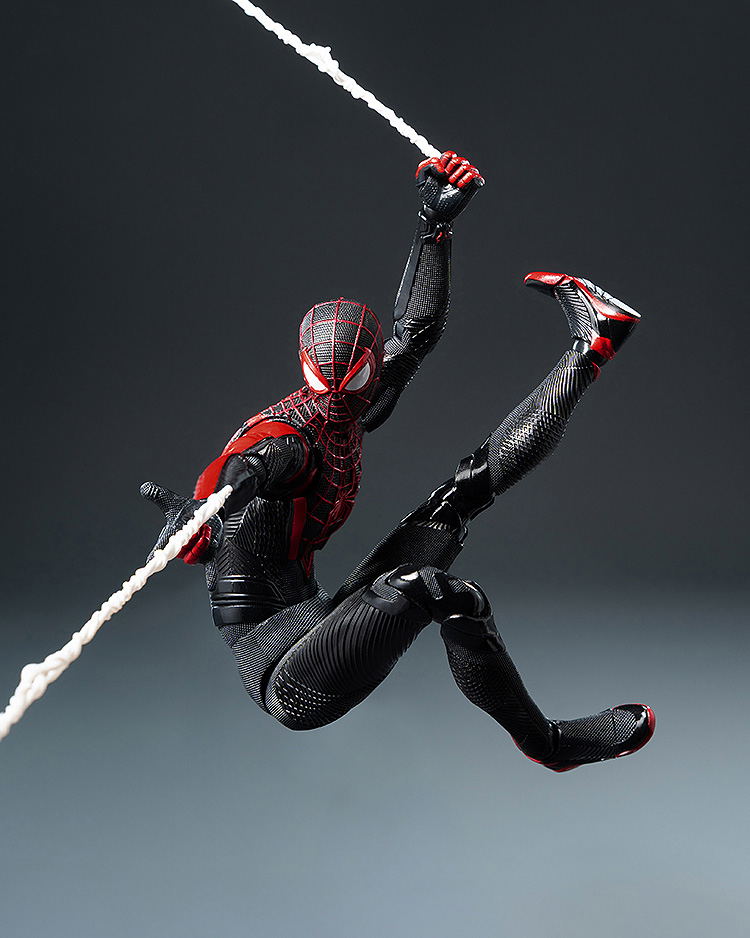 Marvel's Spider-Man 2 1/12 Scale Pre-Painted Action Figure: DLX Spiderman Upgraded Suit (Miles Morales) image 8