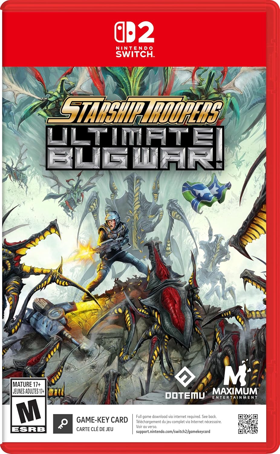 Starship Troopers: Ultimate Bug War! Game Key Cart for Nintendo Switch 2