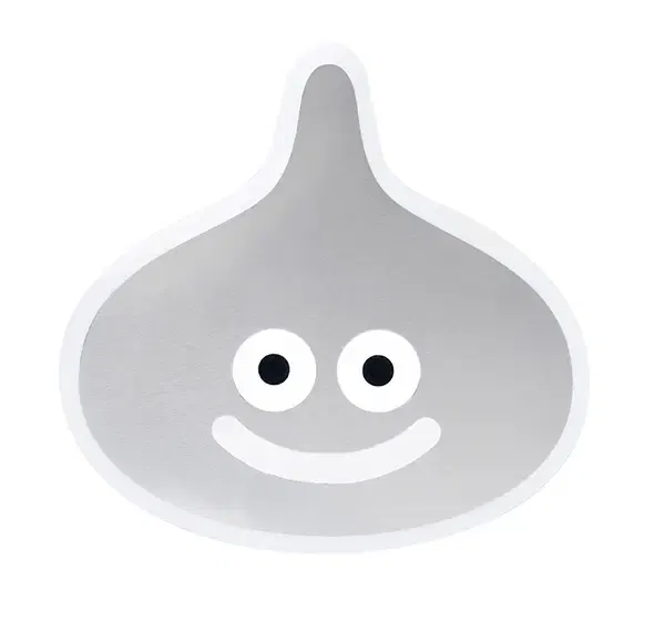 Dragon Quest Metallic Die-cut Sticker Metal Slime image 1