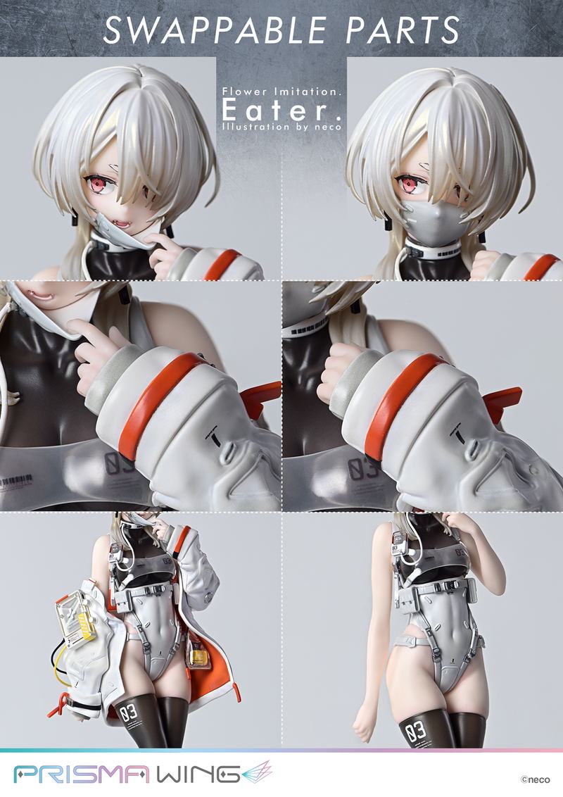 Prisma Wing Flower Imitation. 1/7 Scale Pre-Painted Figure: Eater. Illustration by Neco image 36