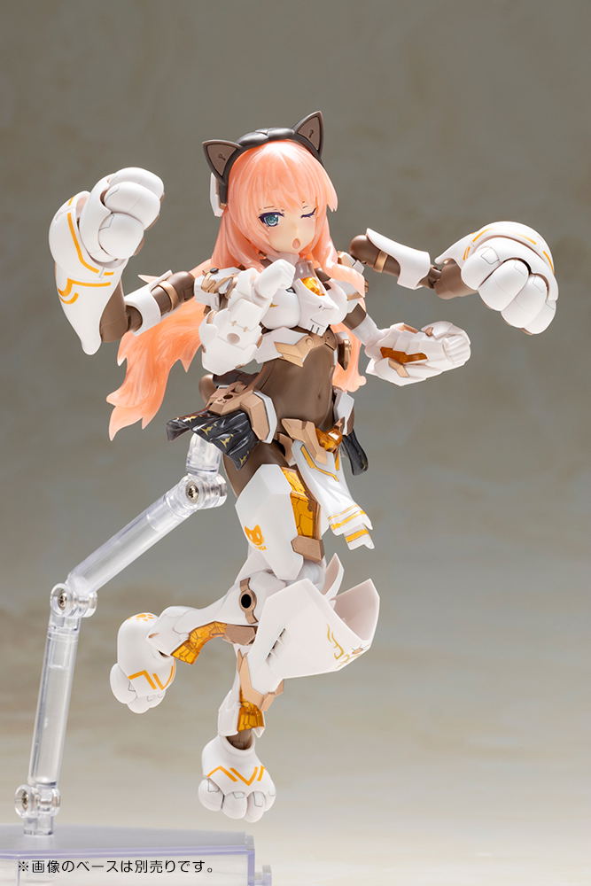 Frame Arms Girl Plastic Model Kit: Durga I Cat Armor Ver. Calico image 10