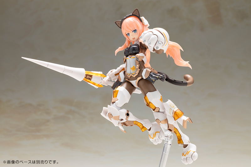 Frame Arms Girl Plastic Model Kit: Durga I Cat Armor Ver. Calico image 11