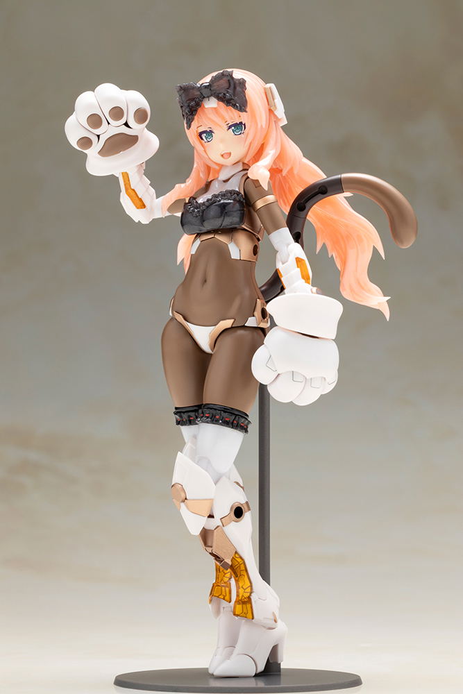 Frame Arms Girl Plastic Model Kit: Durga I Cat Armor Ver. Calico image 14
