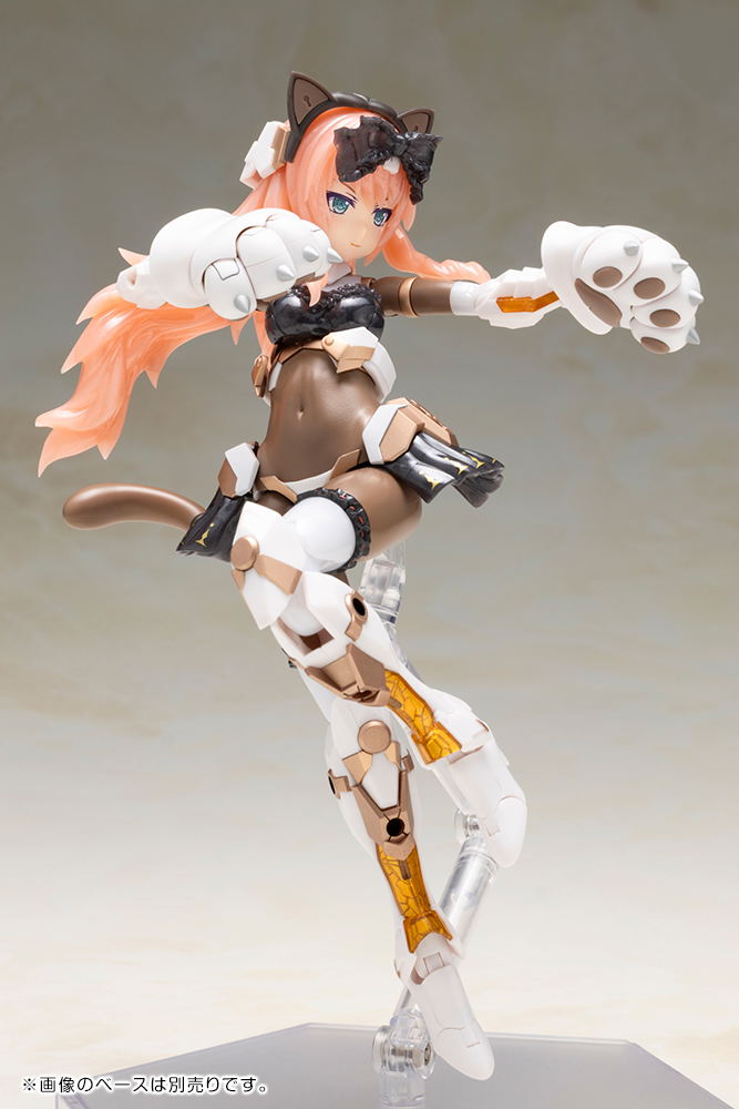 Frame Arms Girl Plastic Model Kit: Durga I Cat Armor Ver. Calico image 16