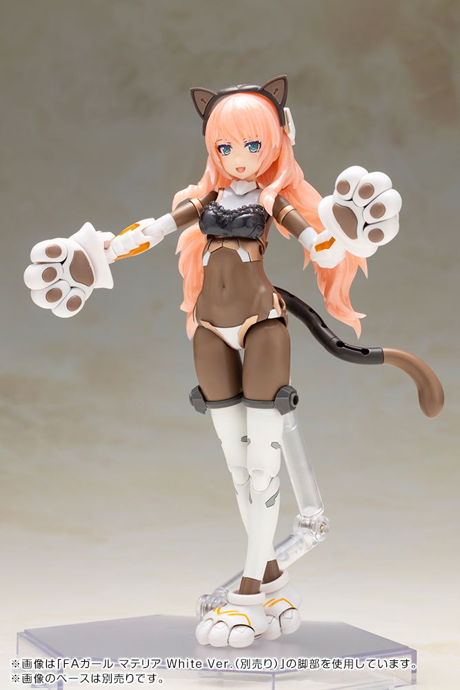 Frame Arms Girl Plastic Model Kit: Durga I Cat Armor Ver. Calico image 17