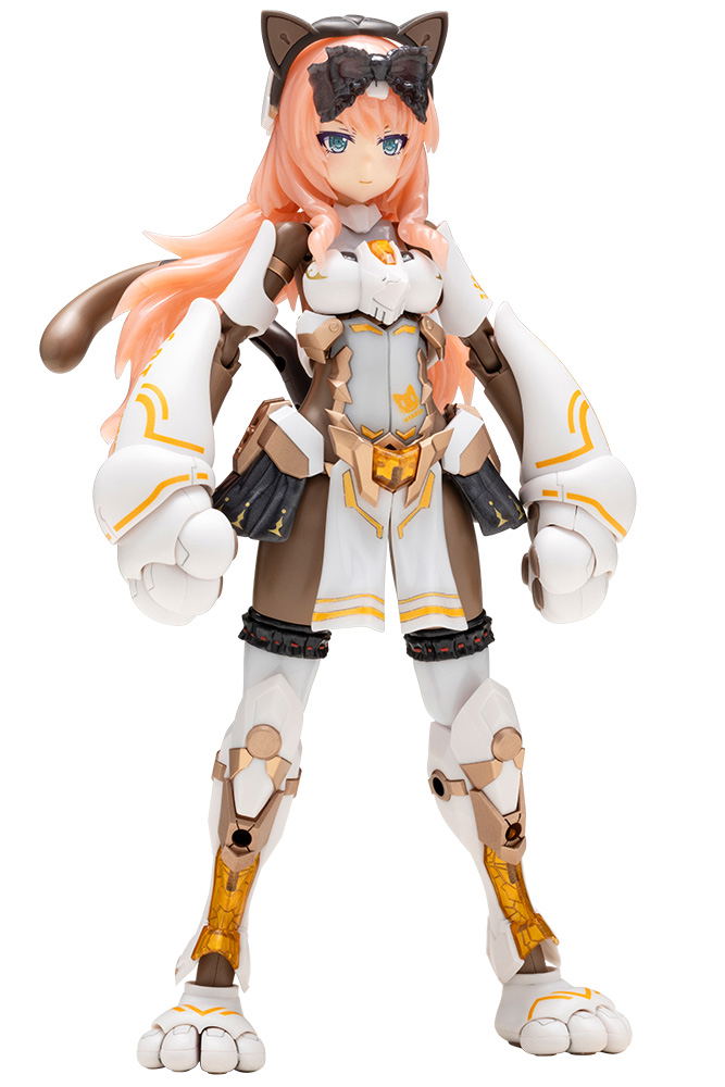 Frame Arms Girl Plastic Model Kit: Durga I Cat Armor Ver. Calico image 1