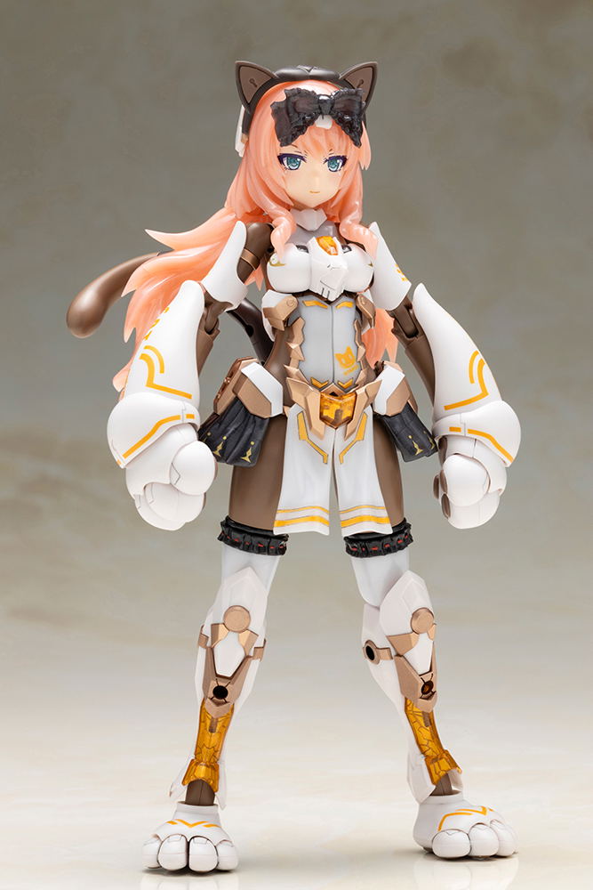 Frame Arms Girl Plastic Model Kit: Durga I Cat Armor Ver. Calico image 2