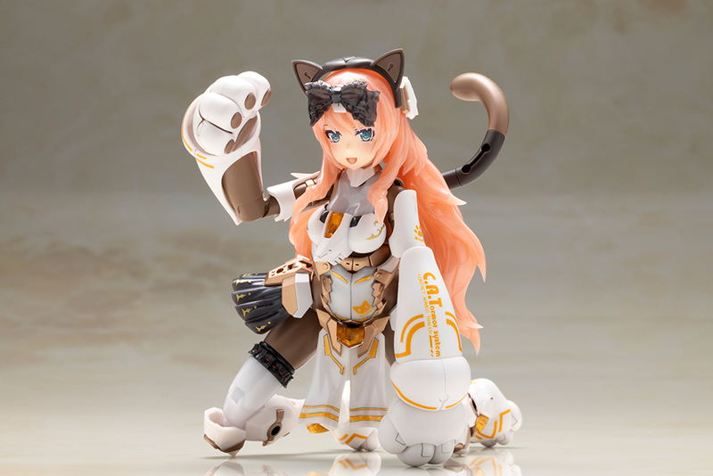 Frame Arms Girl Plastic Model Kit: Durga I Cat Armor Ver. Calico image 4