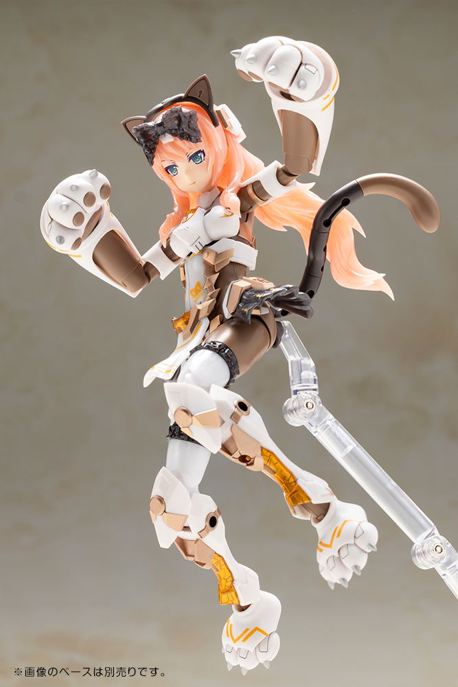 Frame Arms Girl Plastic Model Kit: Durga I Cat Armor Ver. Calico image 5