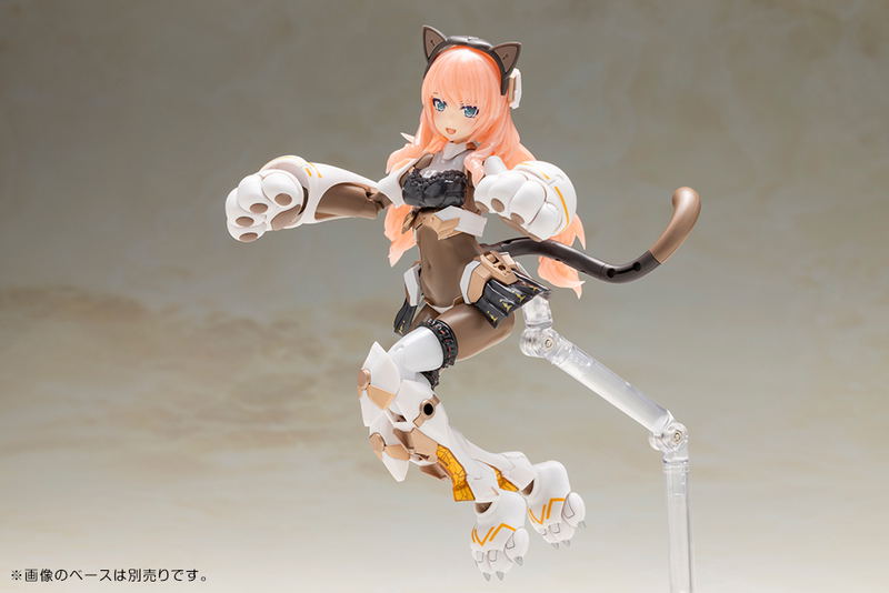 Frame Arms Girl Plastic Model Kit: Durga I Cat Armor Ver. Calico image 7