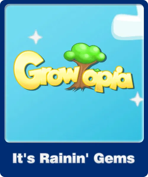 Growtopia It's Rainin' Gems Direct Top Up Codashop Direct Top Up digital — Import Game Deal