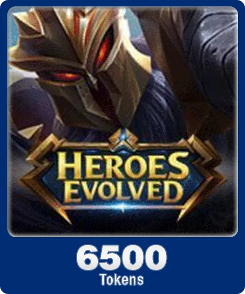 Heroes Evolved 6500 Tokens Direct Top Up Codashop Direct Top Up digital — Import Game Deal
