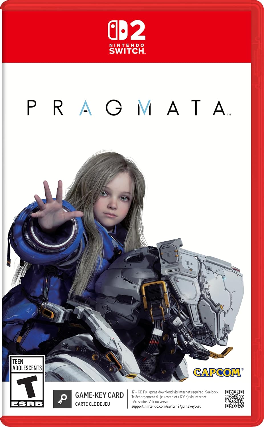 Pragmata Game Key Cart for Nintendo Switch 2