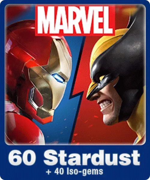 Marvel Duel 60 Stardust + 40 Iso-gems | Malaysia Direct Top Up Codashop Direct Top Up digital — Import Game Deal